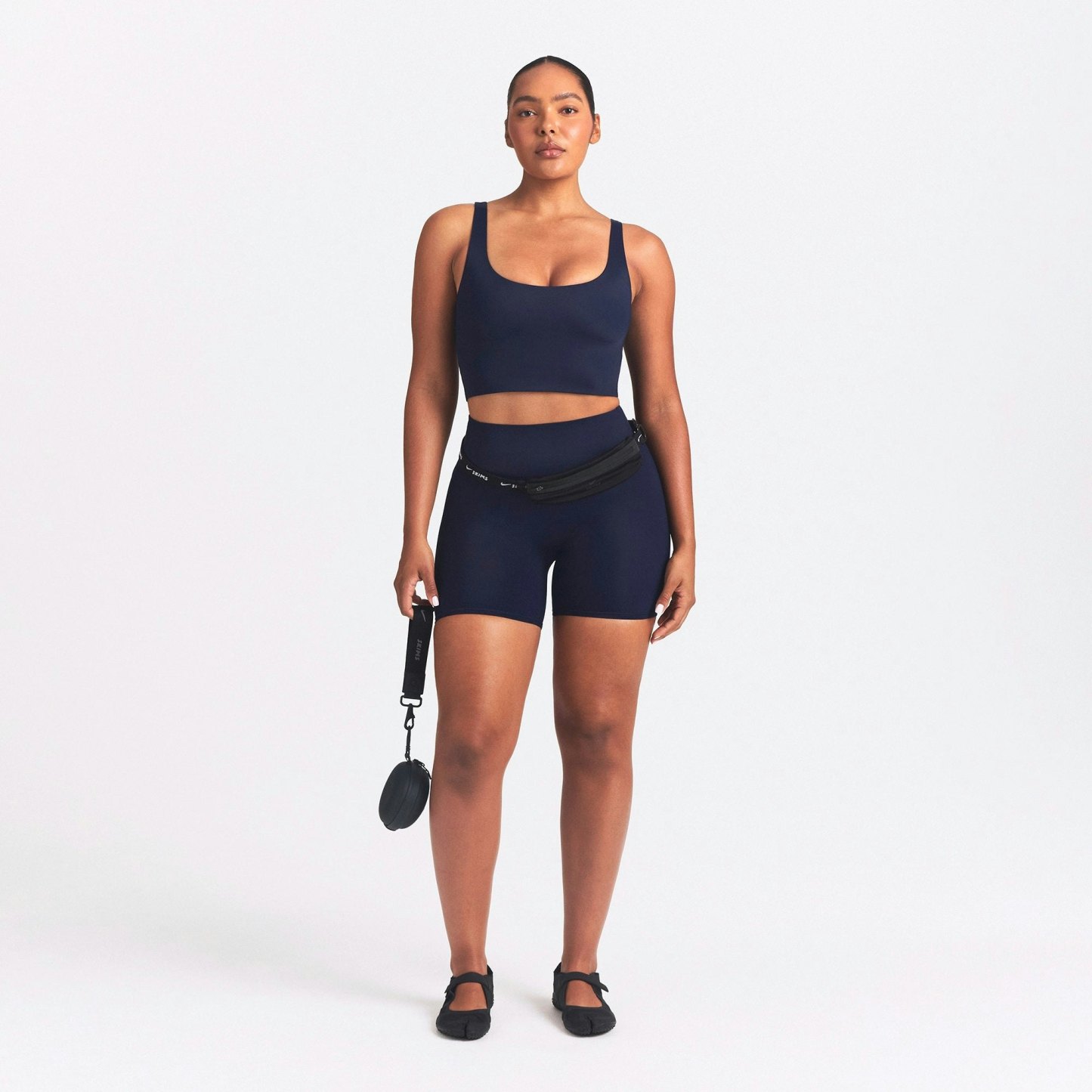 NikeSKIMS SHINE SCOOP NECK BRA TOP - NAVY - image 20