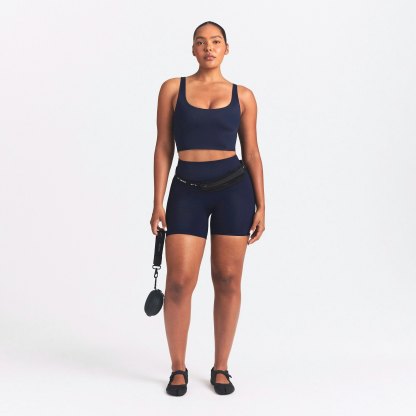 NikeSKIMS SHINE SCOOP NECK BRA TOP - NAVY - image 20