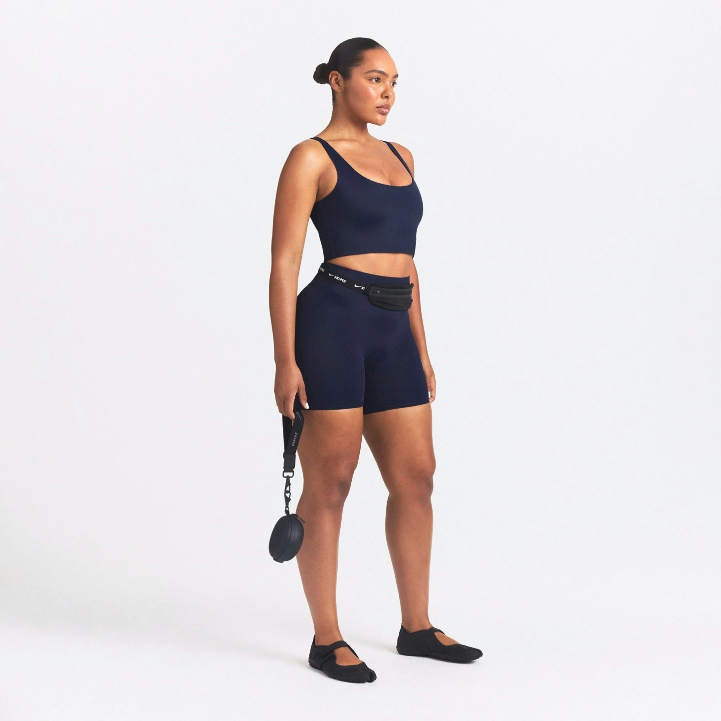 NikeSKIMS SHINE SCOOP NECK BRA TOP - NAVY - image 24