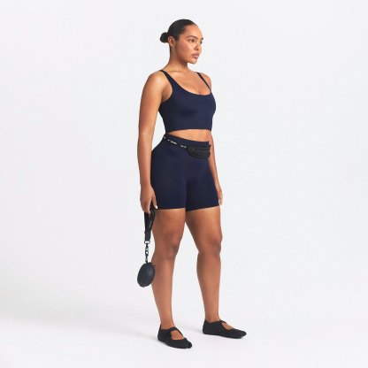 NikeSKIMS SHINE SCOOP NECK BRA TOP - NAVY - image 24