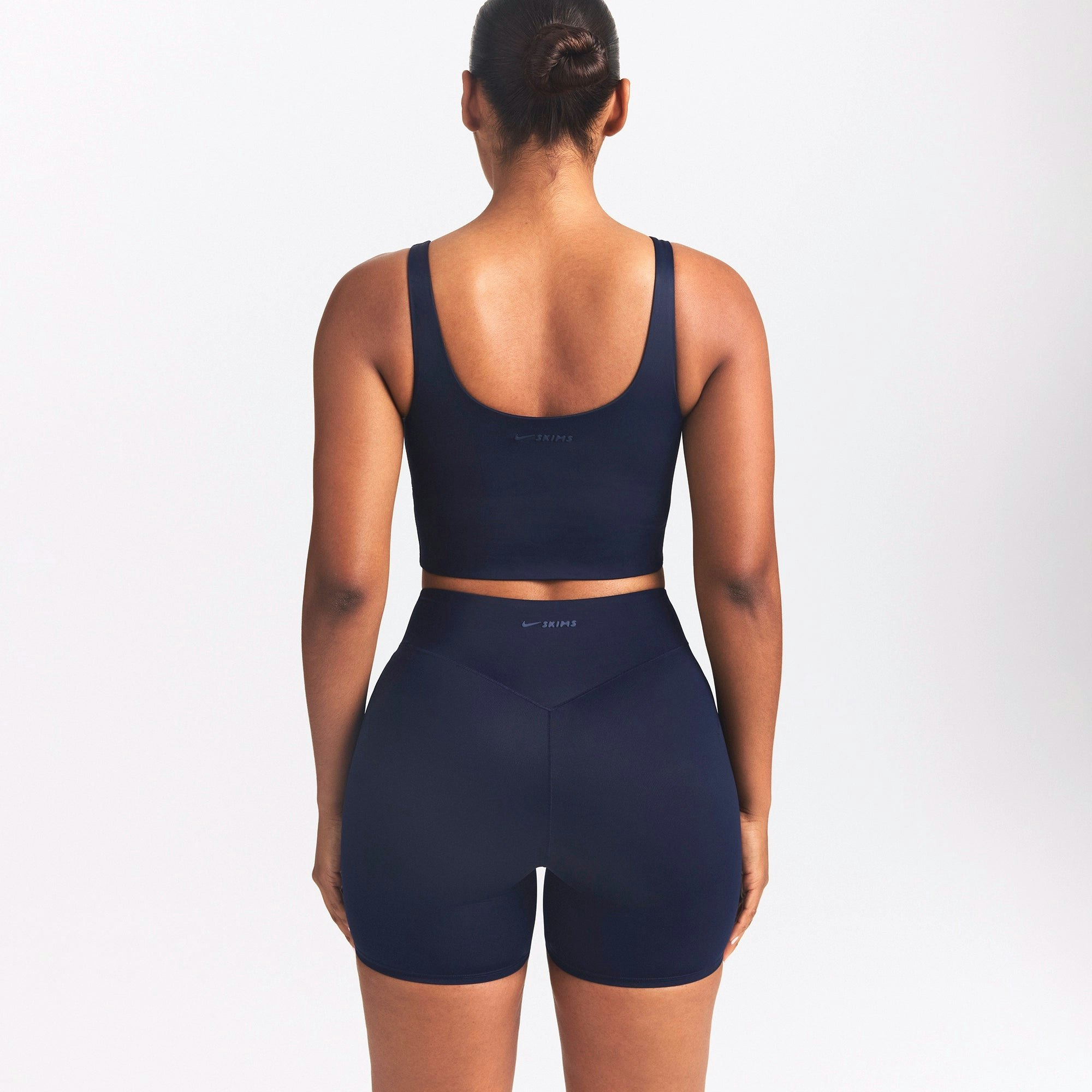 NikeSKIMS SHINE SCOOP NECK BRA TOP - NAVY - image 23