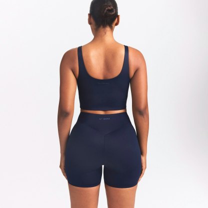 NikeSKIMS SHINE SCOOP NECK BRA TOP - NAVY - image 23