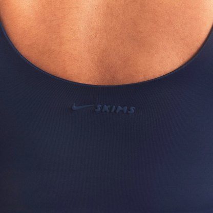 NikeSKIMS SHINE SCOOP NECK BRA TOP - NAVY - image 22