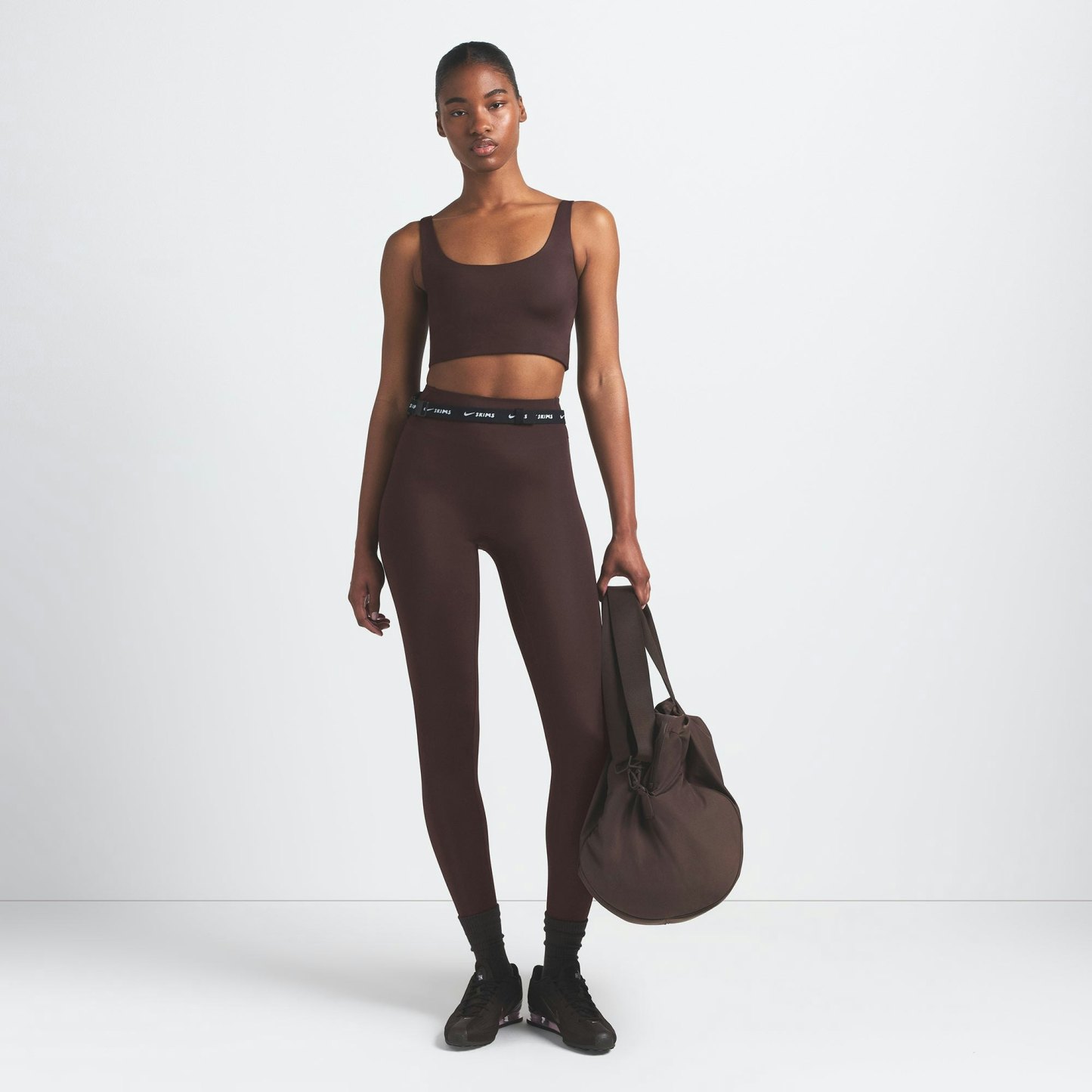 NikeSKIMS SHINE SCOOP NECK BRA TOP - PHOENIX - image 8