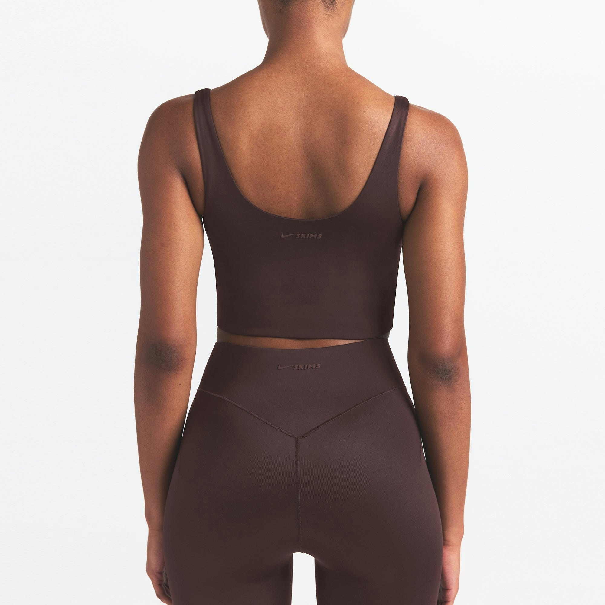 NikeSKIMS SHINE SCOOP NECK BRA TOP - PHOENIX - image 10