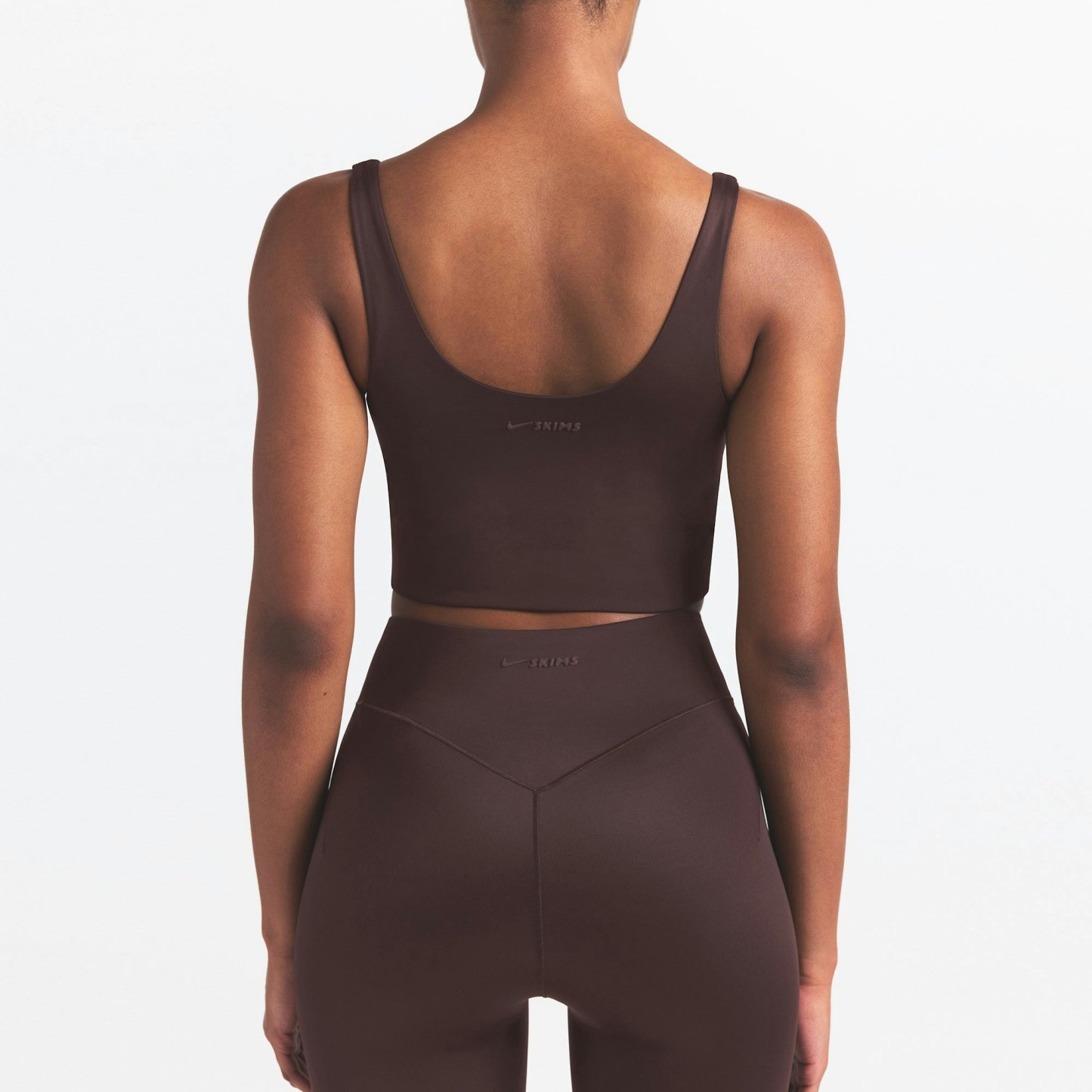 NikeSKIMS SHINE SCOOP NECK BRA TOP - PHOENIX - image 10
