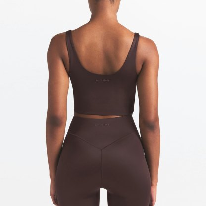 NikeSKIMS SHINE SCOOP NECK BRA TOP - PHOENIX - image 10
