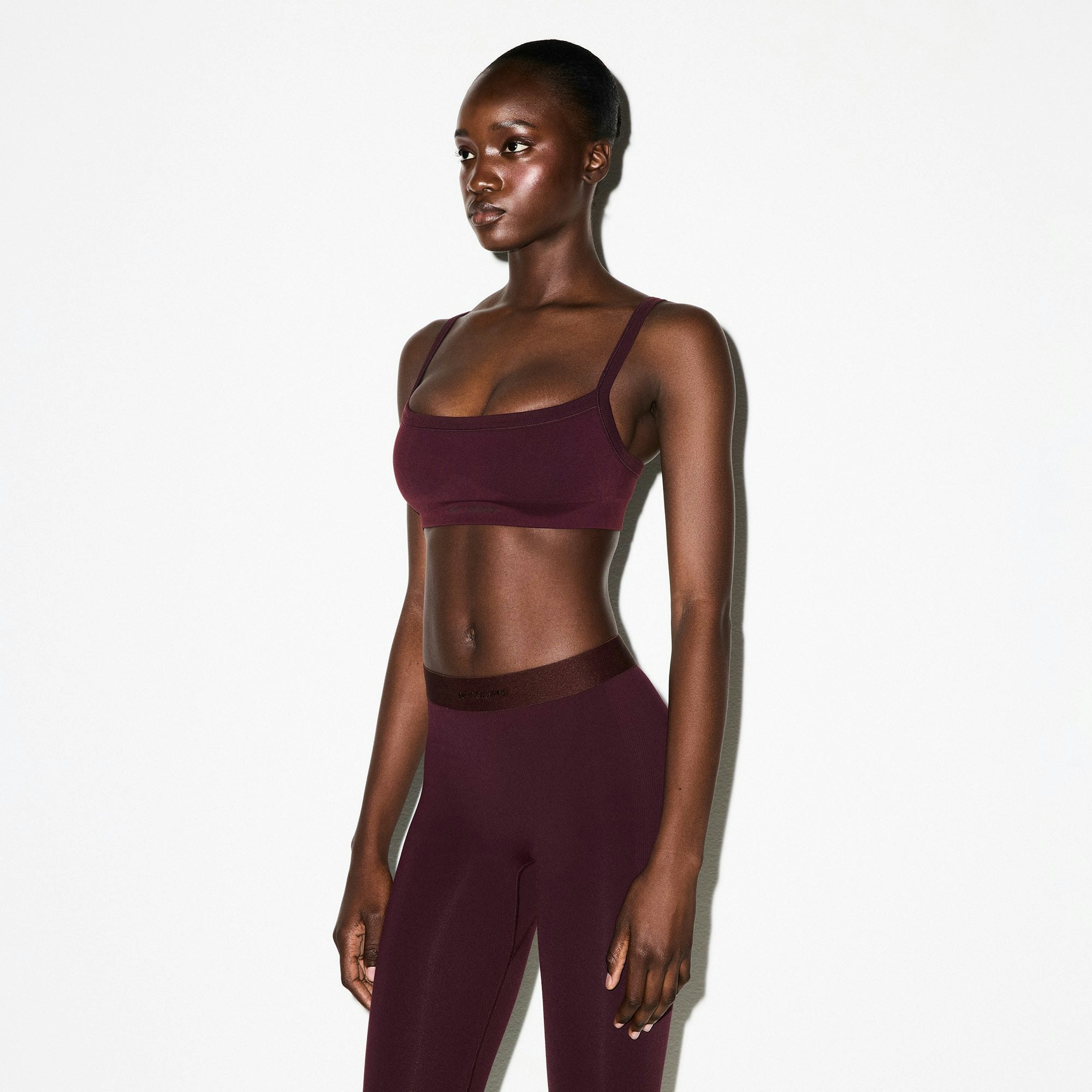 NikeSKIMS VINTAGE SEAMLESS CAMI BRA - CURRANT - image 26