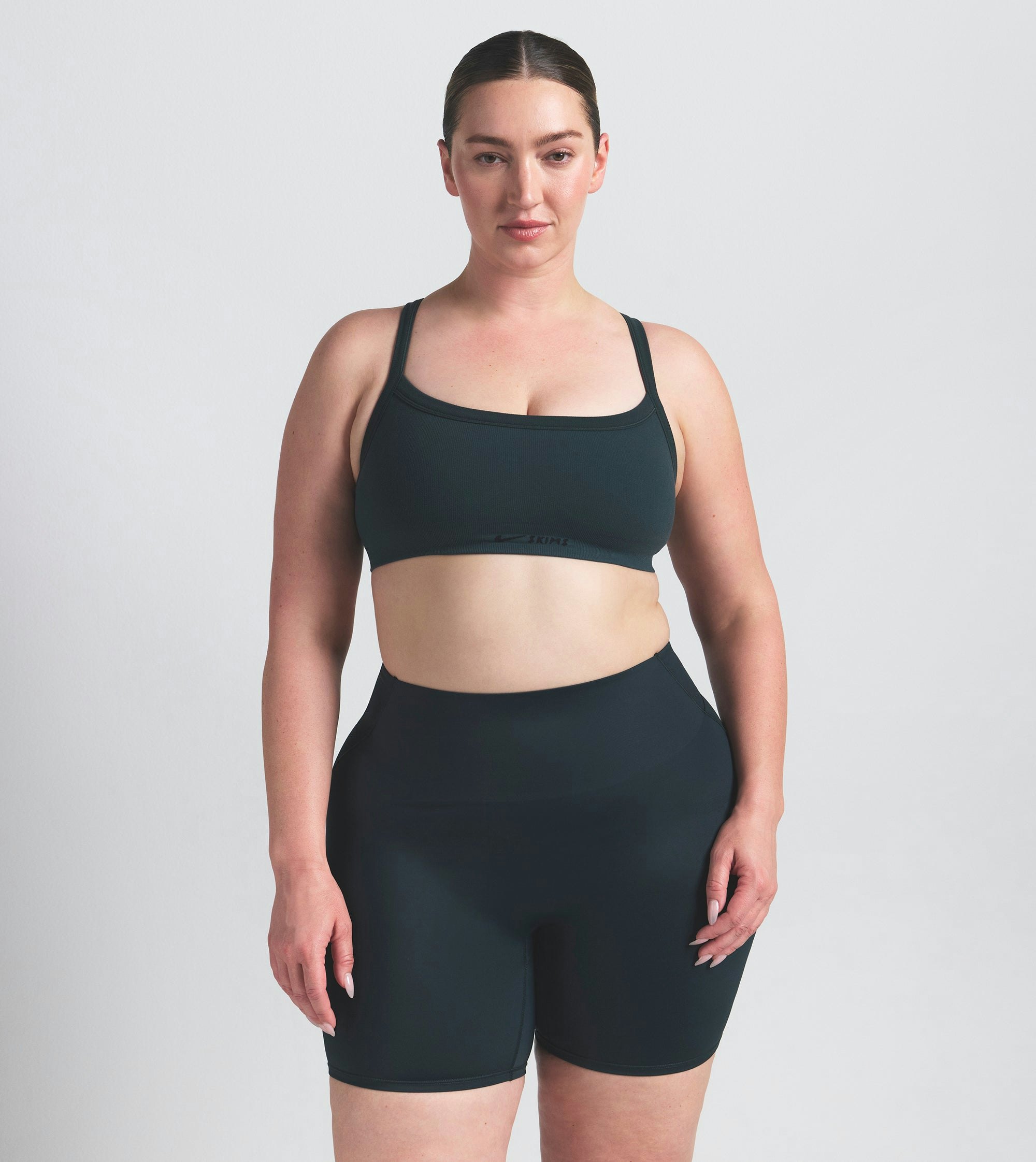 NikeSKIMS VINTAGE SEAMLESS CAMI BRA - DARK TEAL - image 20