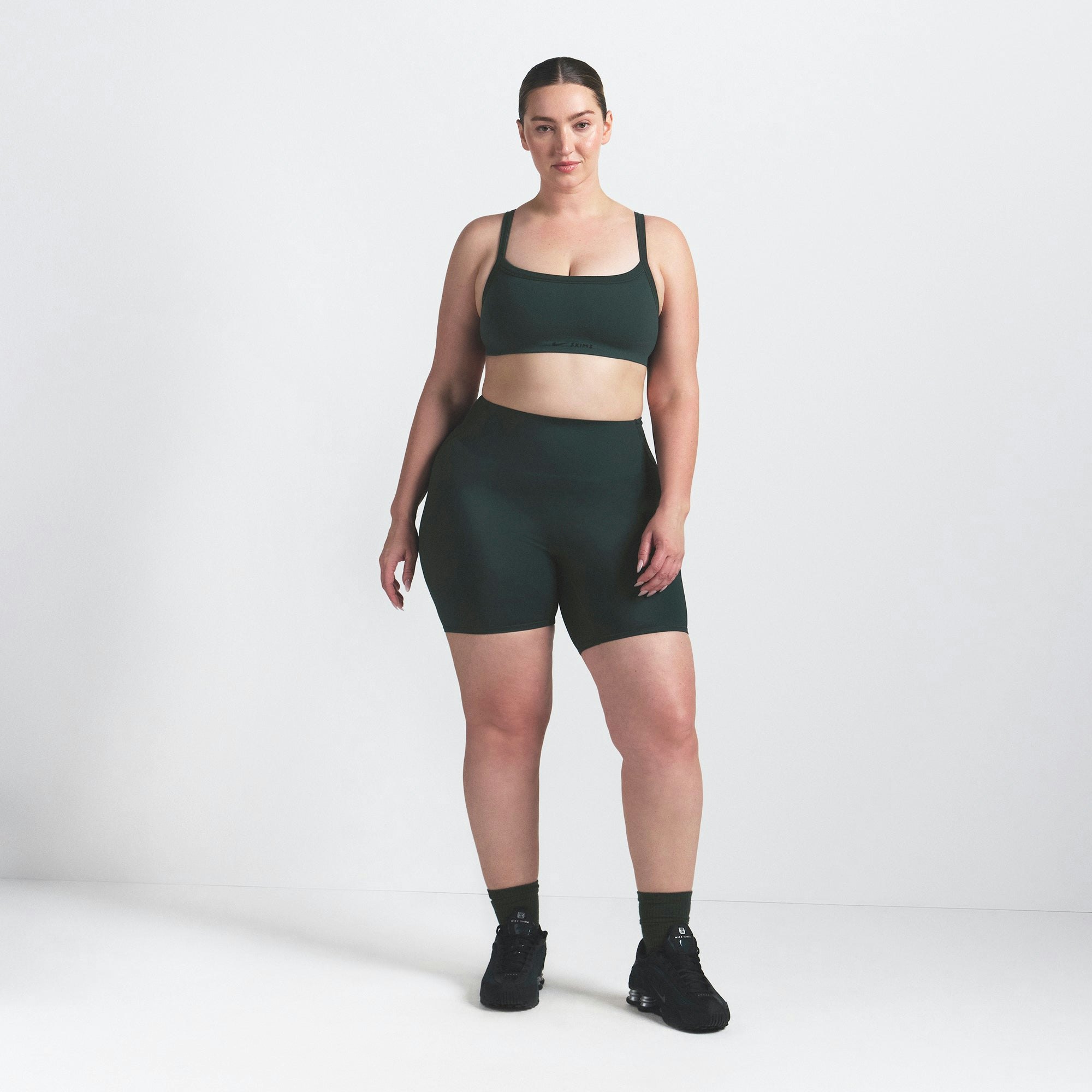 NikeSKIMS VINTAGE SEAMLESS CAMI BRA - DARK TEAL - image 18
