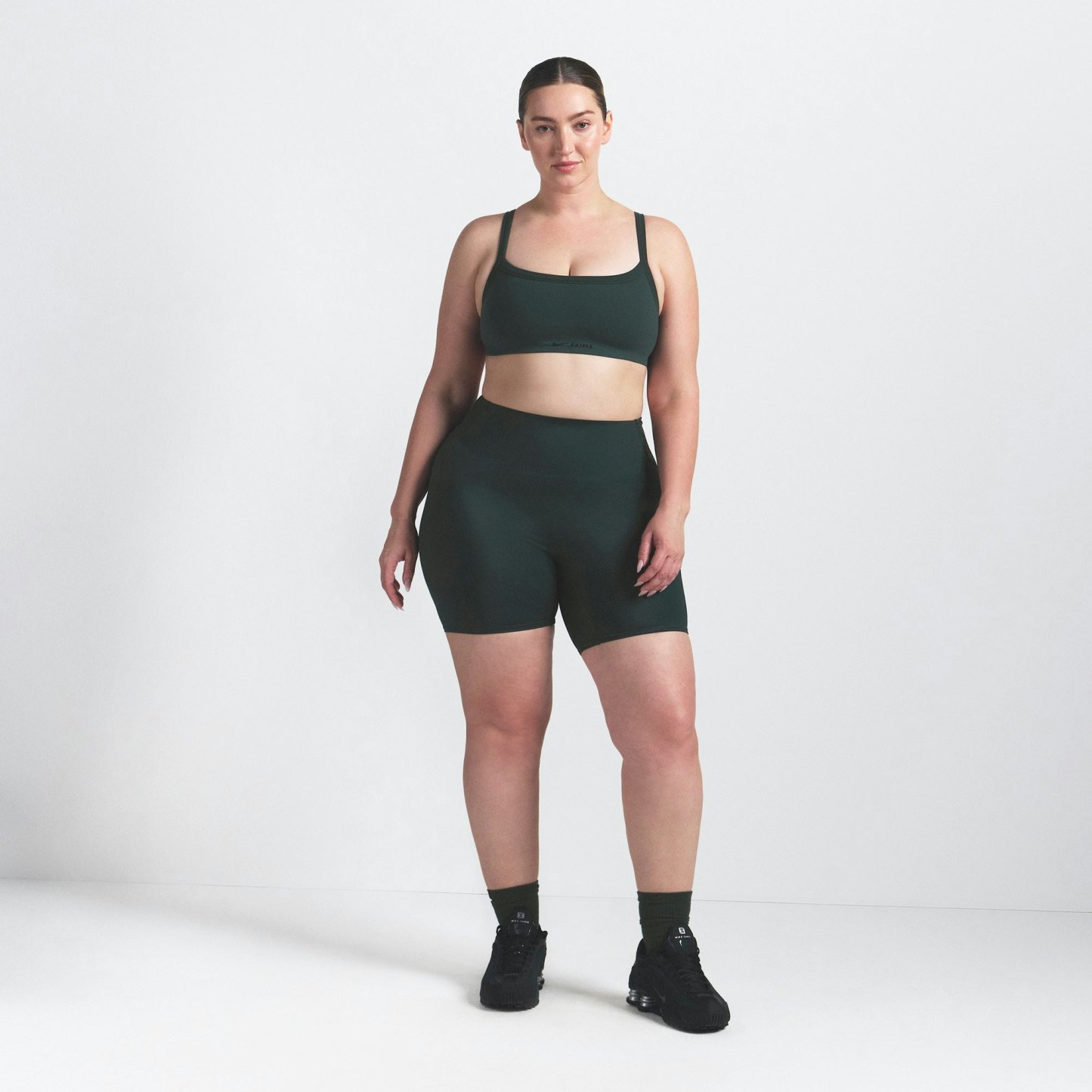 NikeSKIMS VINTAGE SEAMLESS CAMI BRA - DARK TEAL - image 18