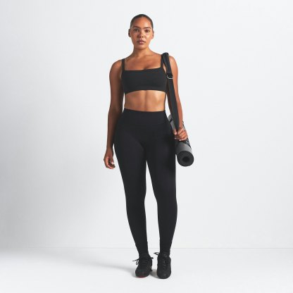 NikeSKIMS VINTAGE SEAMLESS CAMI BRA - OBSIDIAN