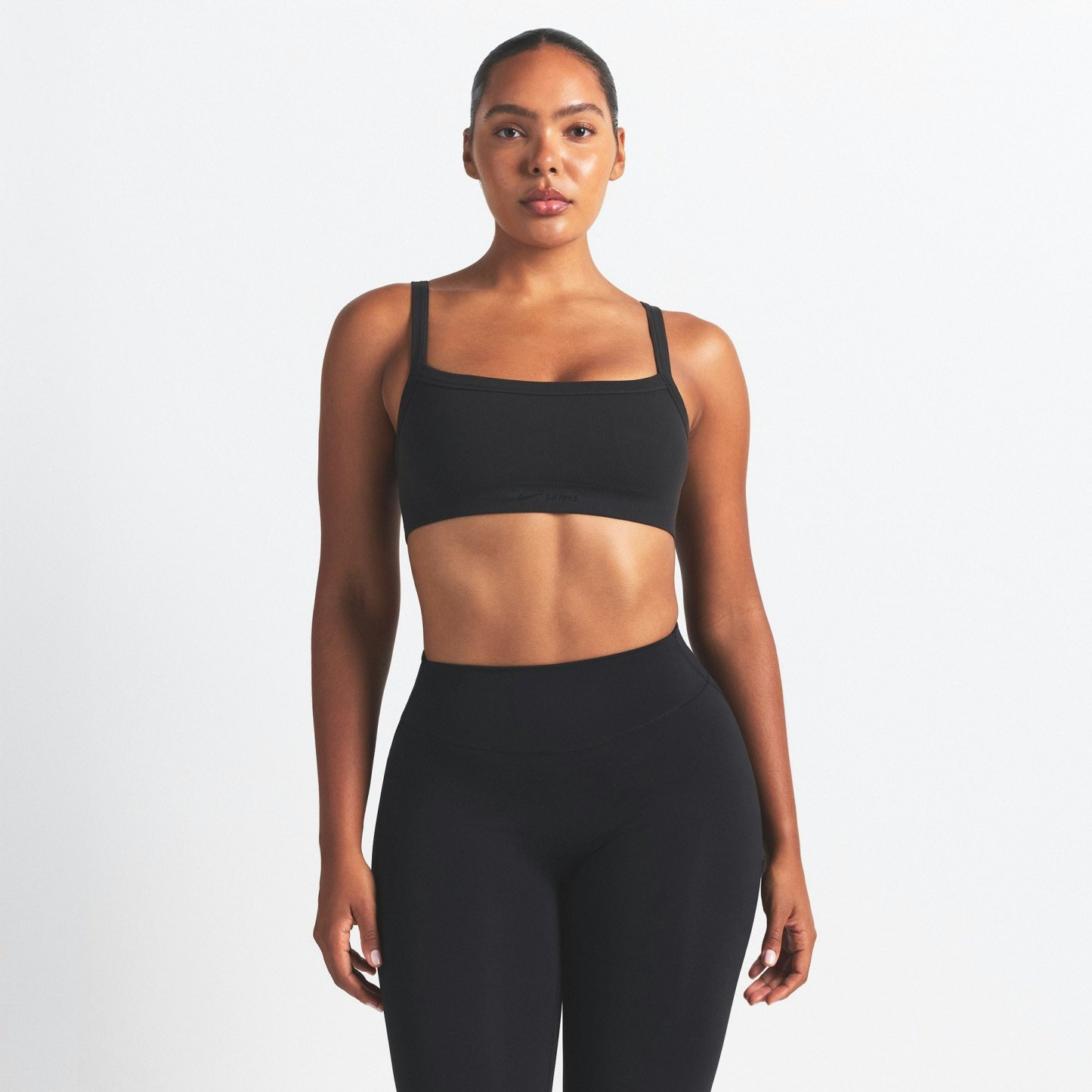 NikeSKIMS VINTAGE SEAMLESS CAMI BRA - OBSIDIAN - image 2