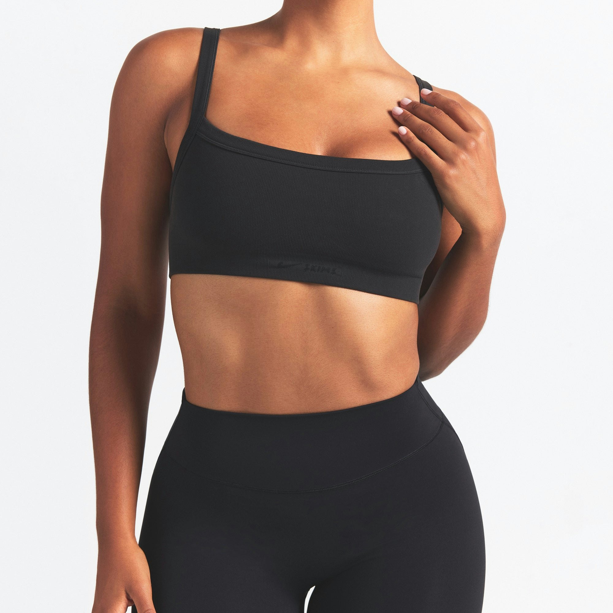 NikeSKIMS VINTAGE SEAMLESS CAMI BRA - OBSIDIAN - image 3