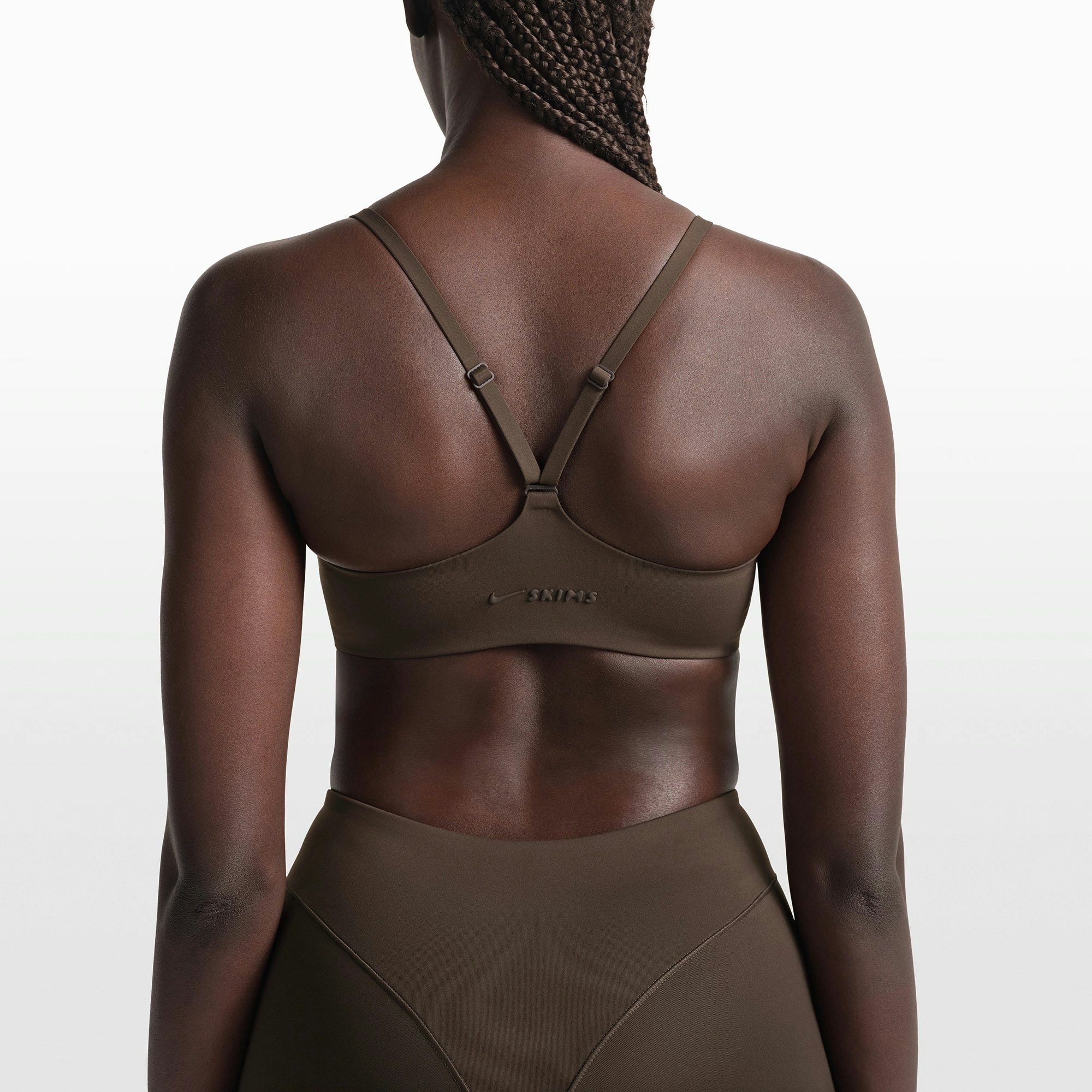 NikeSKIMS MATTE CONTOUR CAMI BRA - DARK SEPIA - image 10