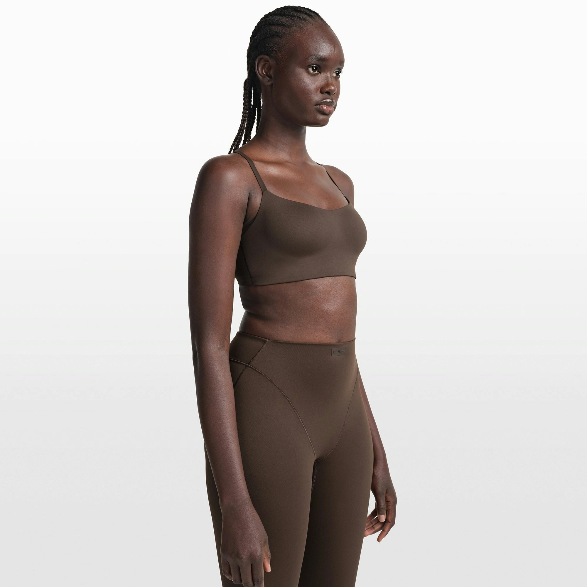 NikeSKIMS MATTE CONTOUR CAMI BRA - DARK SEPIA - image 9