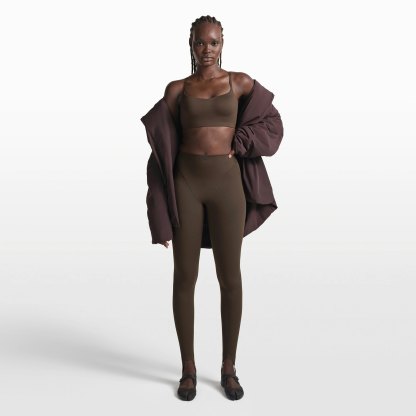 NikeSKIMS MATTE CONTOUR CAMI BRA - DARK SEPIA - image 7