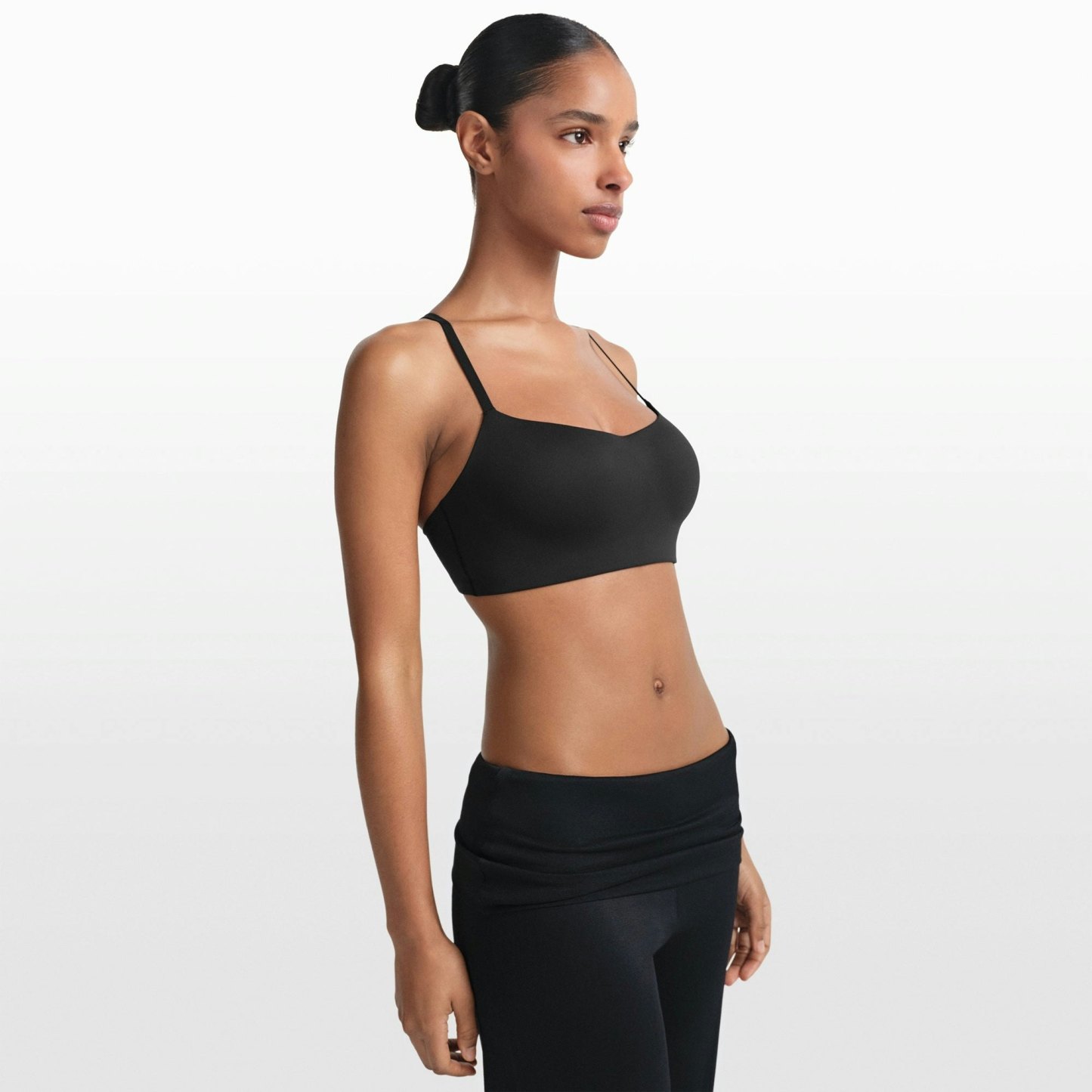NikeSKIMS MATTE CONTOUR CAMI BRA - OBSIDIAN - image 3