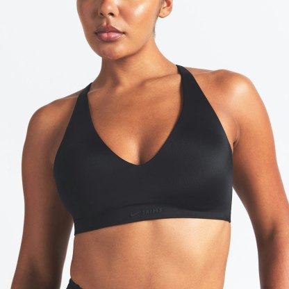 NikeSKIMS SHINE V-NECK BRA - OBSIDIAN - image 3