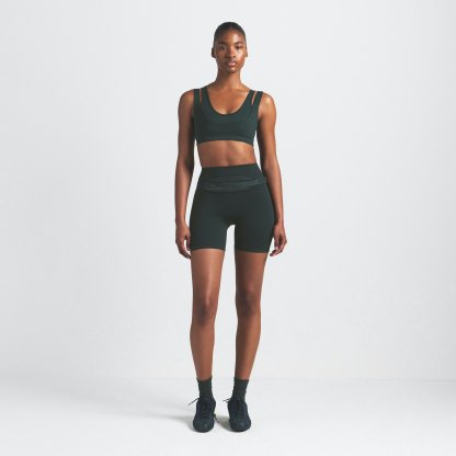 NikeSKIMS MATTE DOUBLE STRAP SCOOP BRA - DARK TEAL - image 15