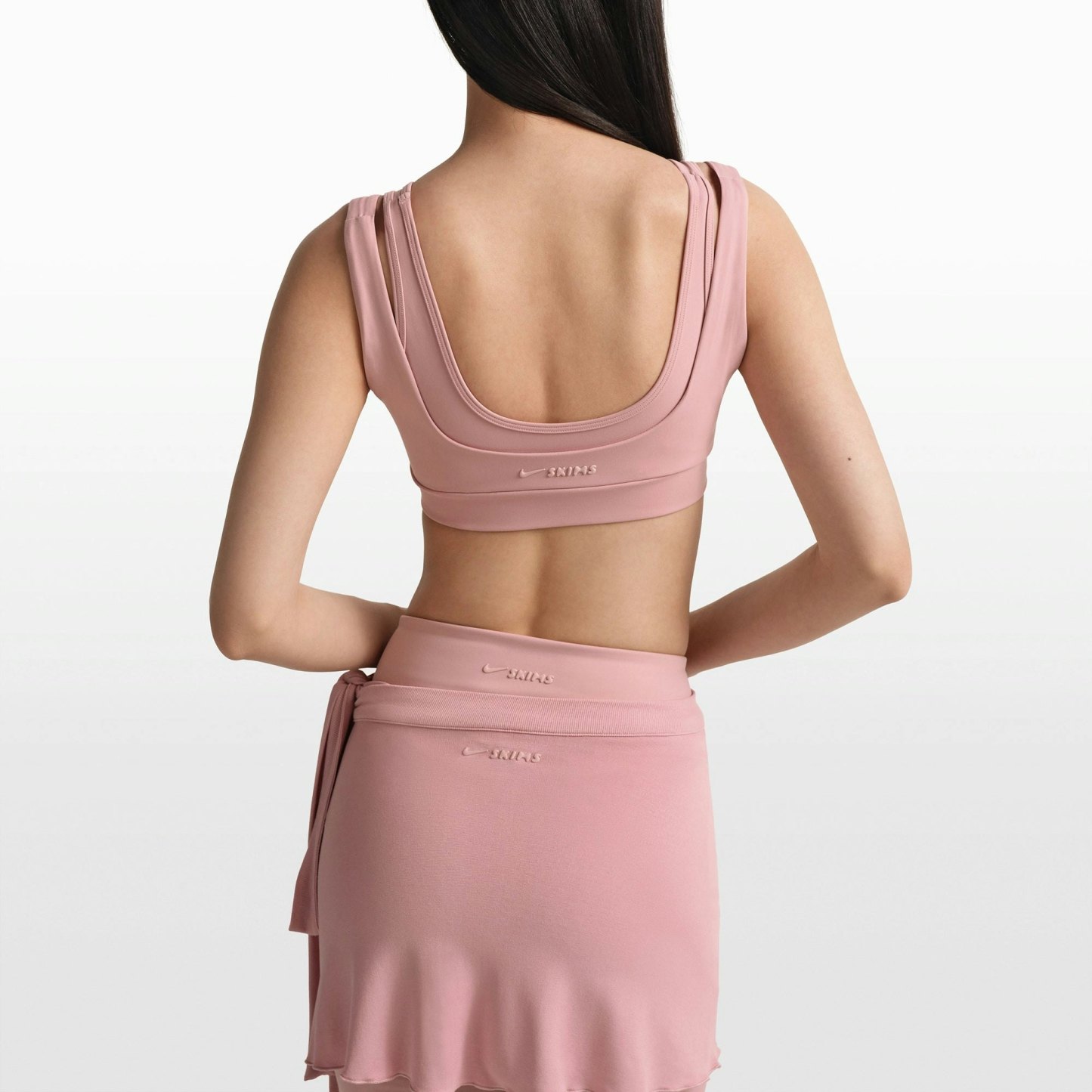 NikeSKIMS MATTE DOUBLE STRAP SCOOP BRA - HIMALAYAN - image 25