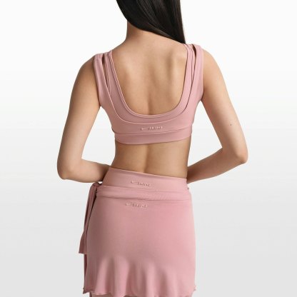 NikeSKIMS MATTE DOUBLE STRAP SCOOP BRA - HIMALAYAN - image 25