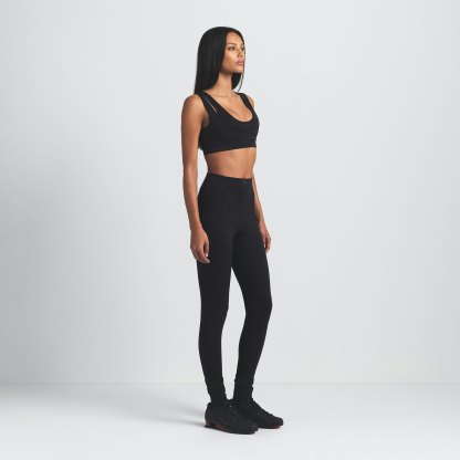 NikeSKIMS MATTE DOUBLE STRAP SCOOP BRA - OBSIDIAN - image 30