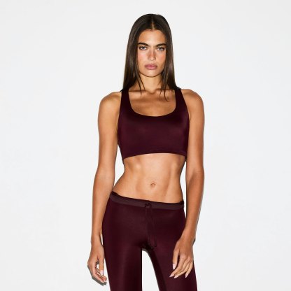 NikeSKIMS SHINE RACER BACK BRA - CURRANT - image 21