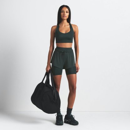 NikeSKIMS SHINE RACER BACK BRA - DARK TEAL - image 8
