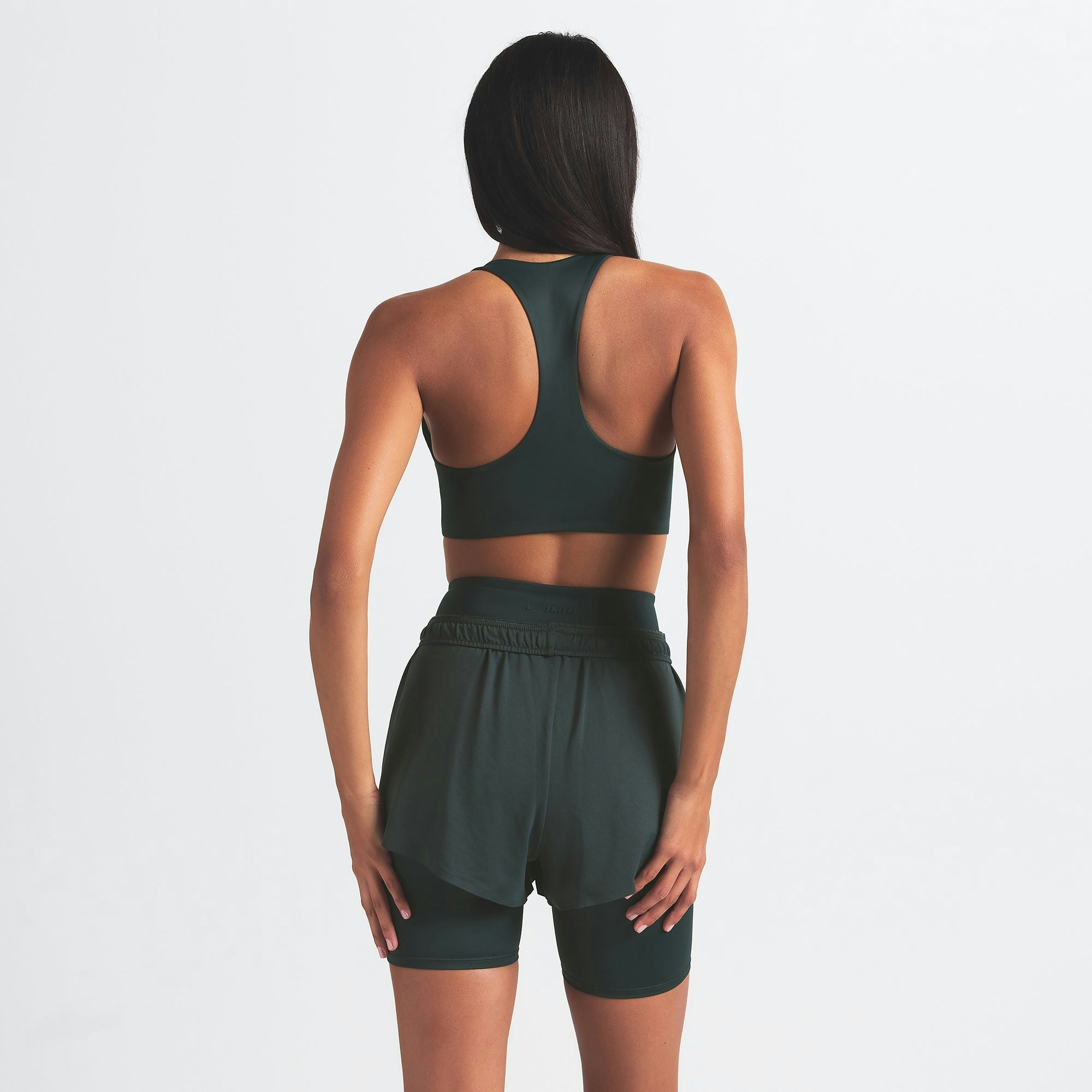 NikeSKIMS SHINE RACER BACK BRA - DARK TEAL - image 9