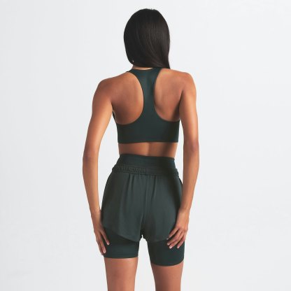 NikeSKIMS SHINE RACER BACK BRA - DARK TEAL - image 9