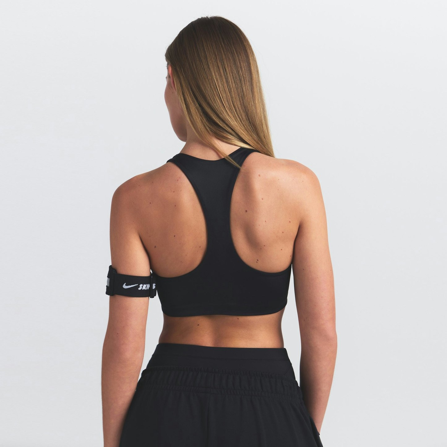 NikeSKIMS SHINE RACER BACK BRA - OBSIDIAN - image 3