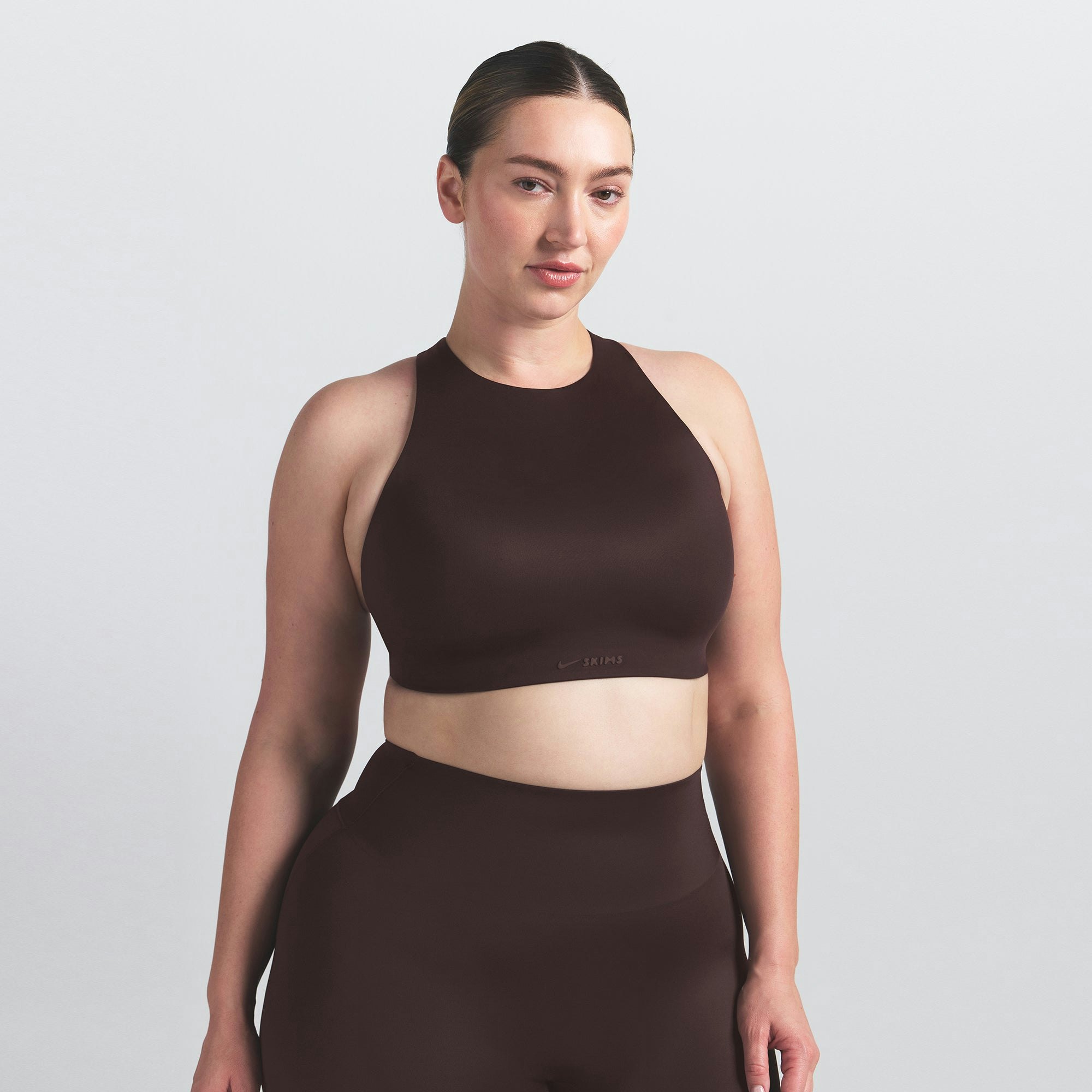 NikeSKIMS SHINE HIGH NECK BRA - PHOENIX - image 9