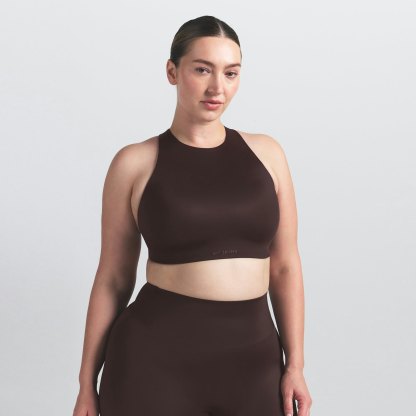 NikeSKIMS SHINE HIGH NECK BRA - PHOENIX - image 9