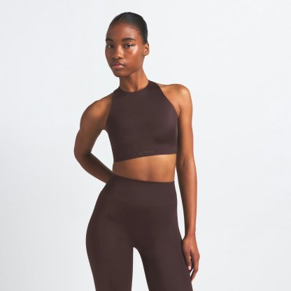 NikeSKIMS SHINE HIGH NECK BRA - PHOENIX - image 13