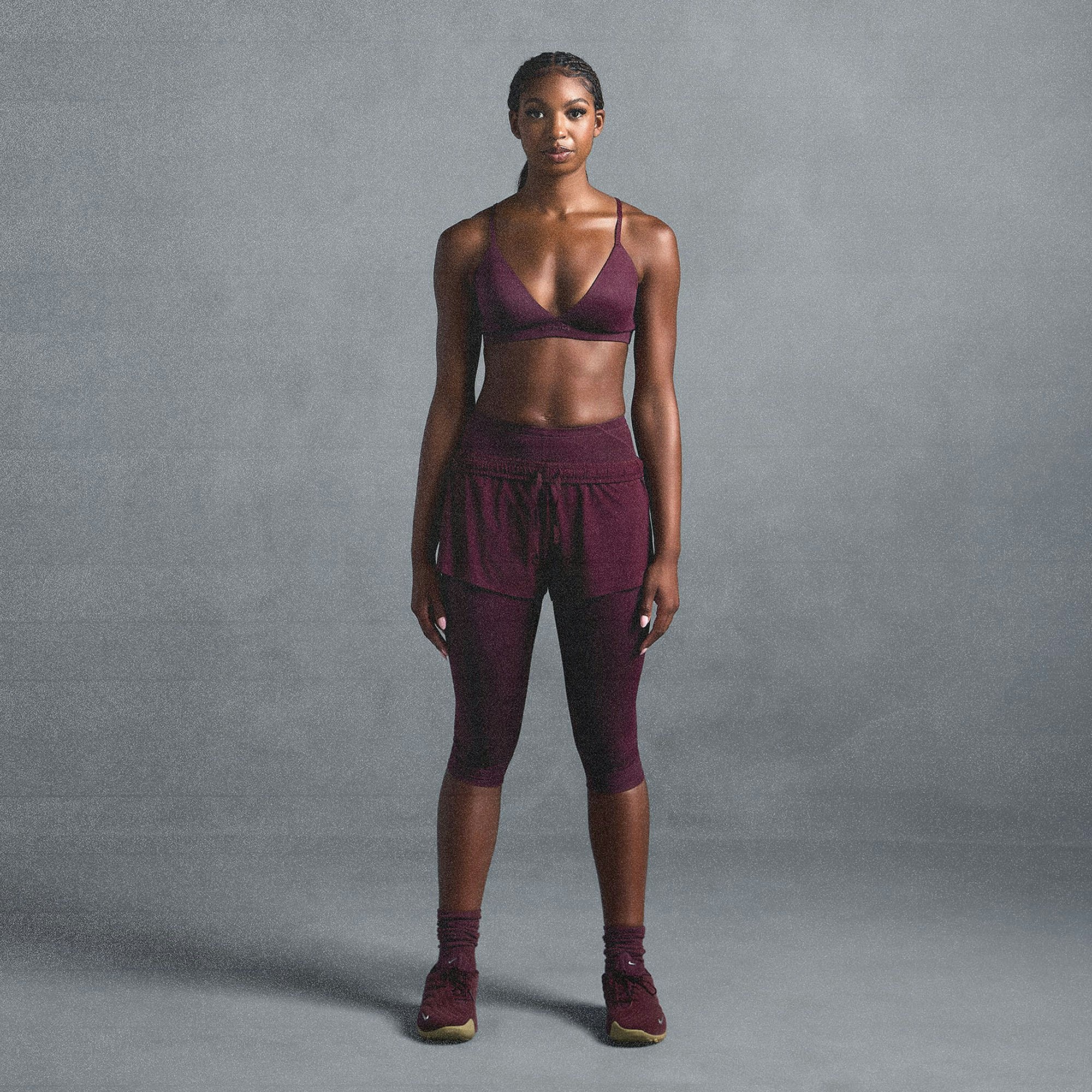 NikeSKIMS SHINE TRIANGLE BRA - CURRANT - image 21