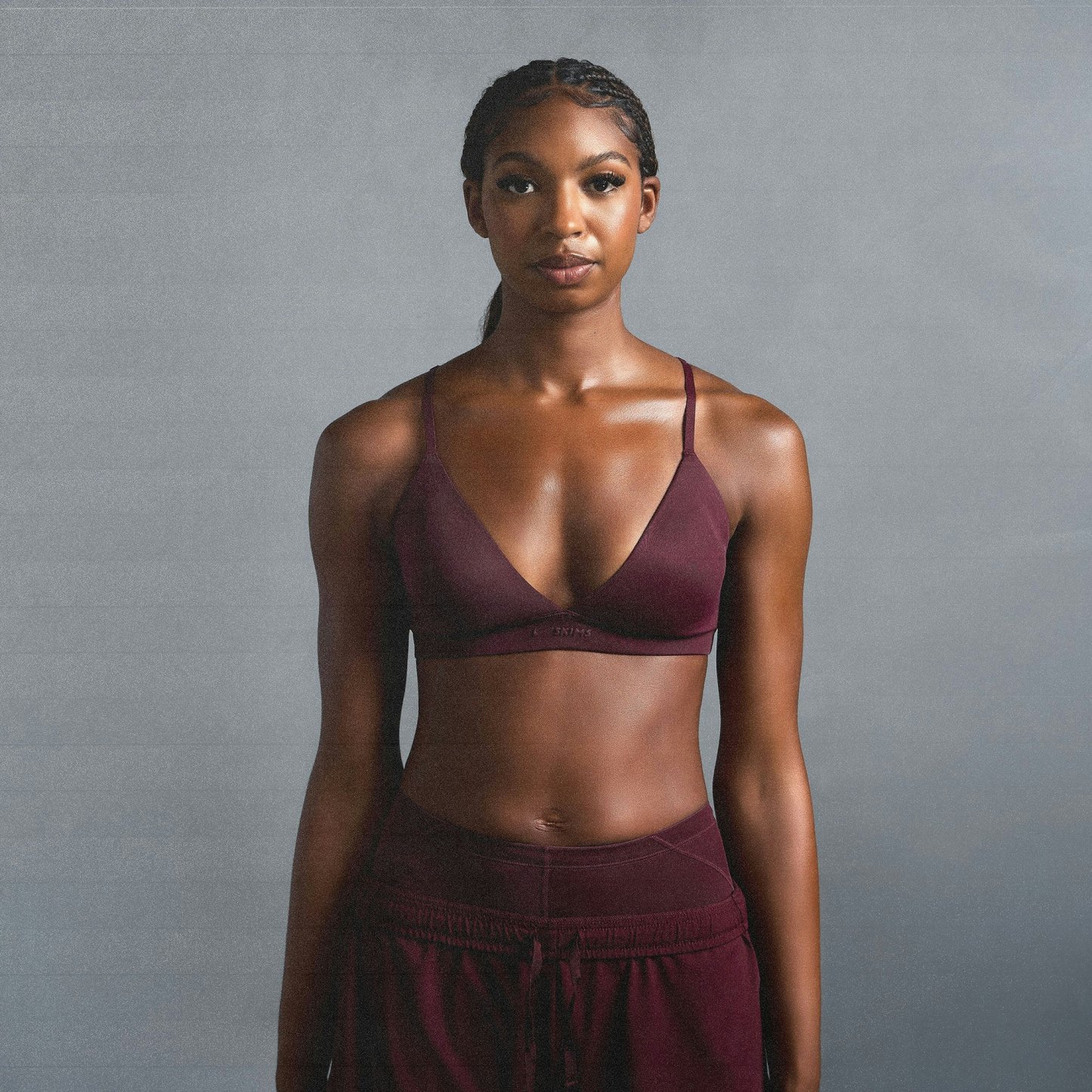 NikeSKIMS SHINE TRIANGLE BRA - CURRANT - image 20