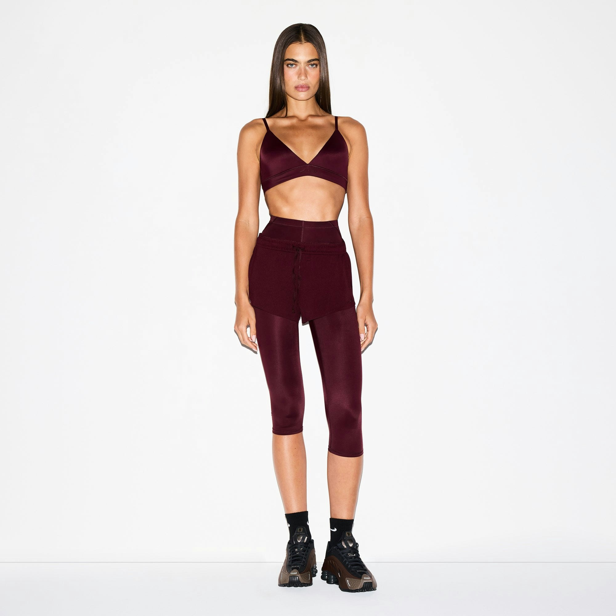NikeSKIMS SHINE TRIANGLE BRA - CURRANT - image 18