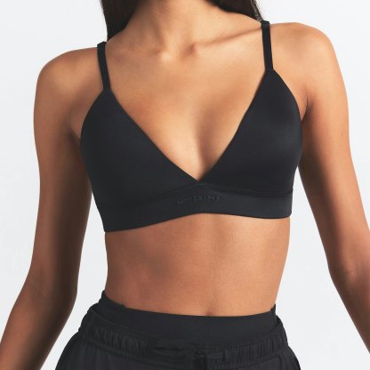 NikeSKIMS SHINE TRIANGLE BRA - OBSIDIAN - image 9