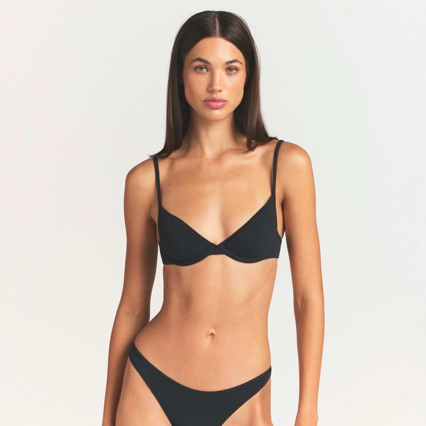 EVERYDAY COTTON UNLINED DEMI BRA - ONYX - image 33