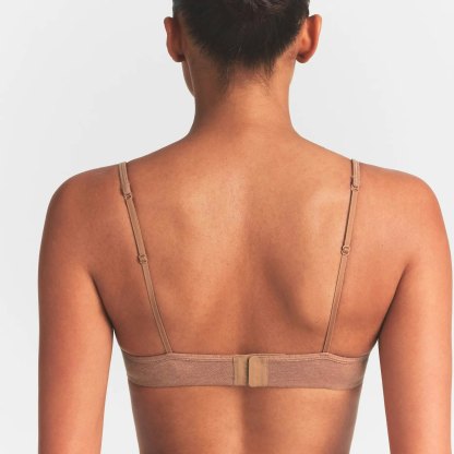 EVERYDAY COTTON UNLINED DEMI BRA - SIENNA HEATHER - image 22