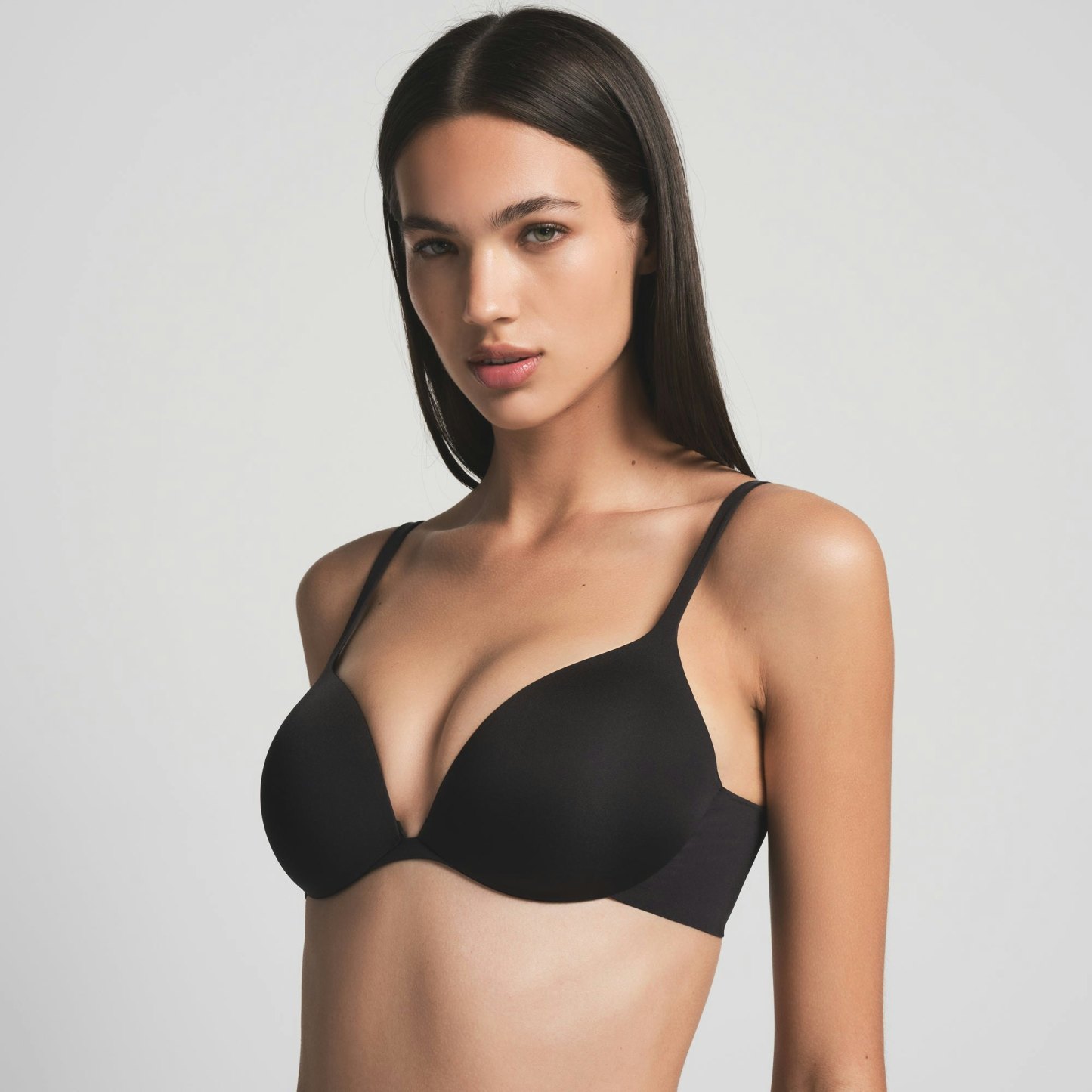 SKIMS ULTIMATE TEARDROP PUSH-UP BRA - ONYX - ONYX