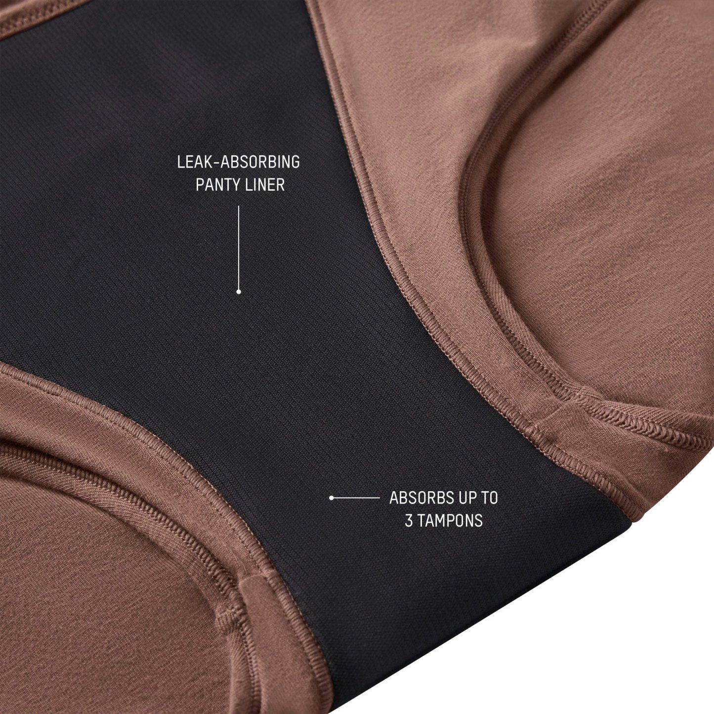 PERIOD PANTIES BRIEF - ESPRESSO