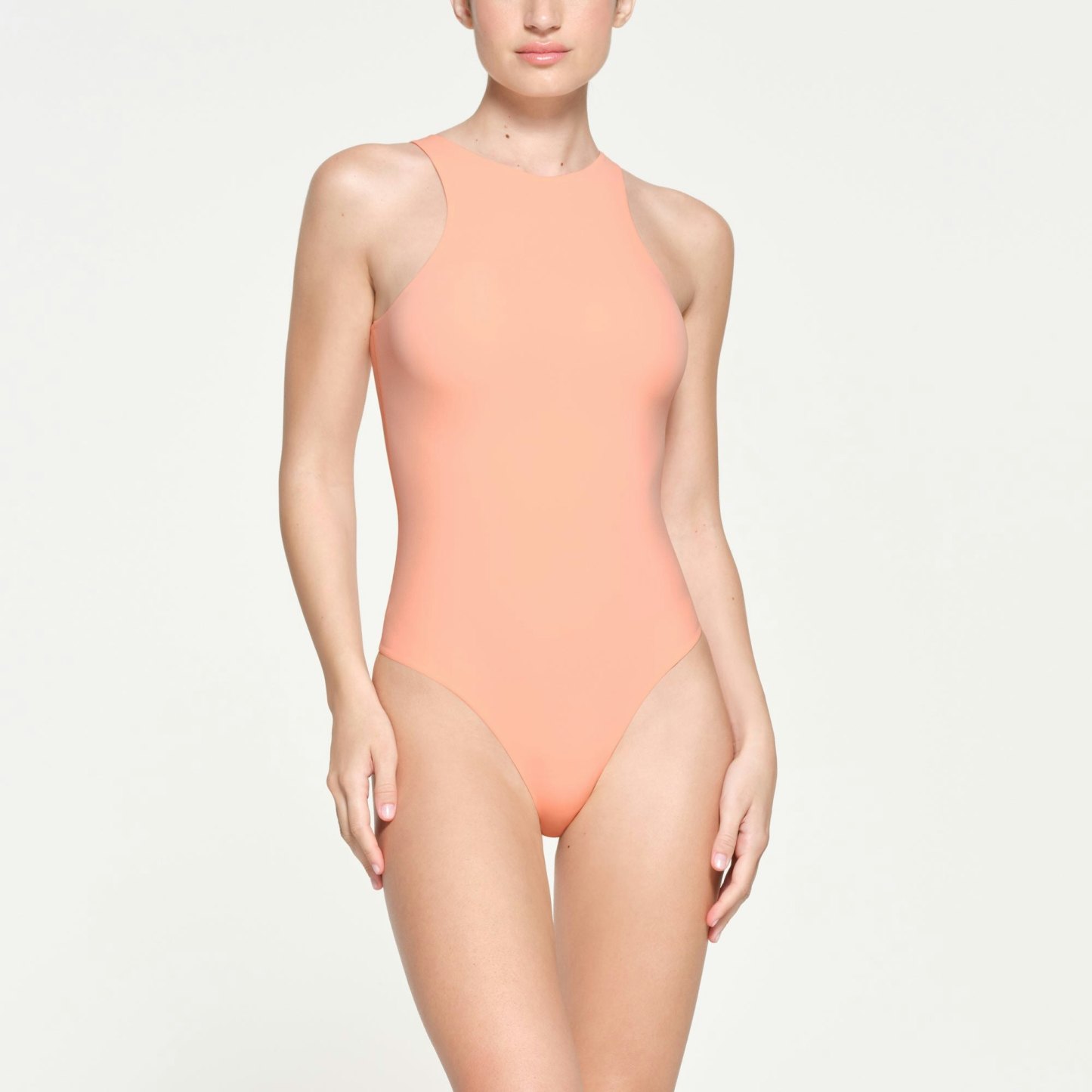 FITS EVERYBODY HIGH NECK BODYSUIT - FADED NECTAR - image 12