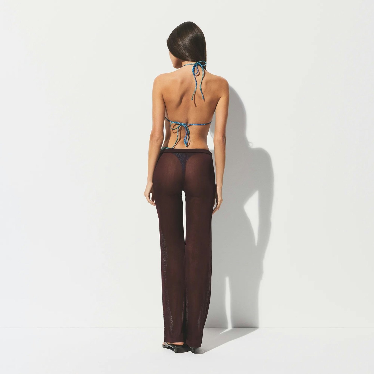 SLINKY KNIT LOW RISE PANT - CURRANT - image 11
