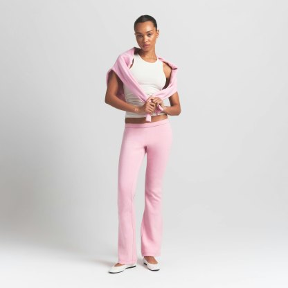 COTTON FLEECE SLIM PANT - HALITE