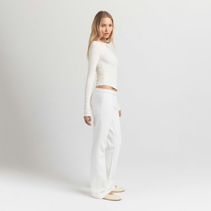 COTTON FLEECE SLIM PANT - MARBLE - image 8