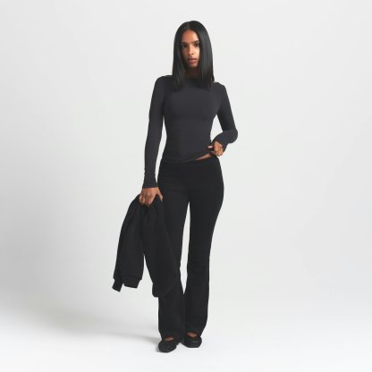 COTTON FLEECE SLIM PANT - ONYX - image 16