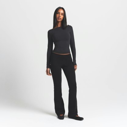 COTTON FLEECE SLIM PANT - ONYX - image 18