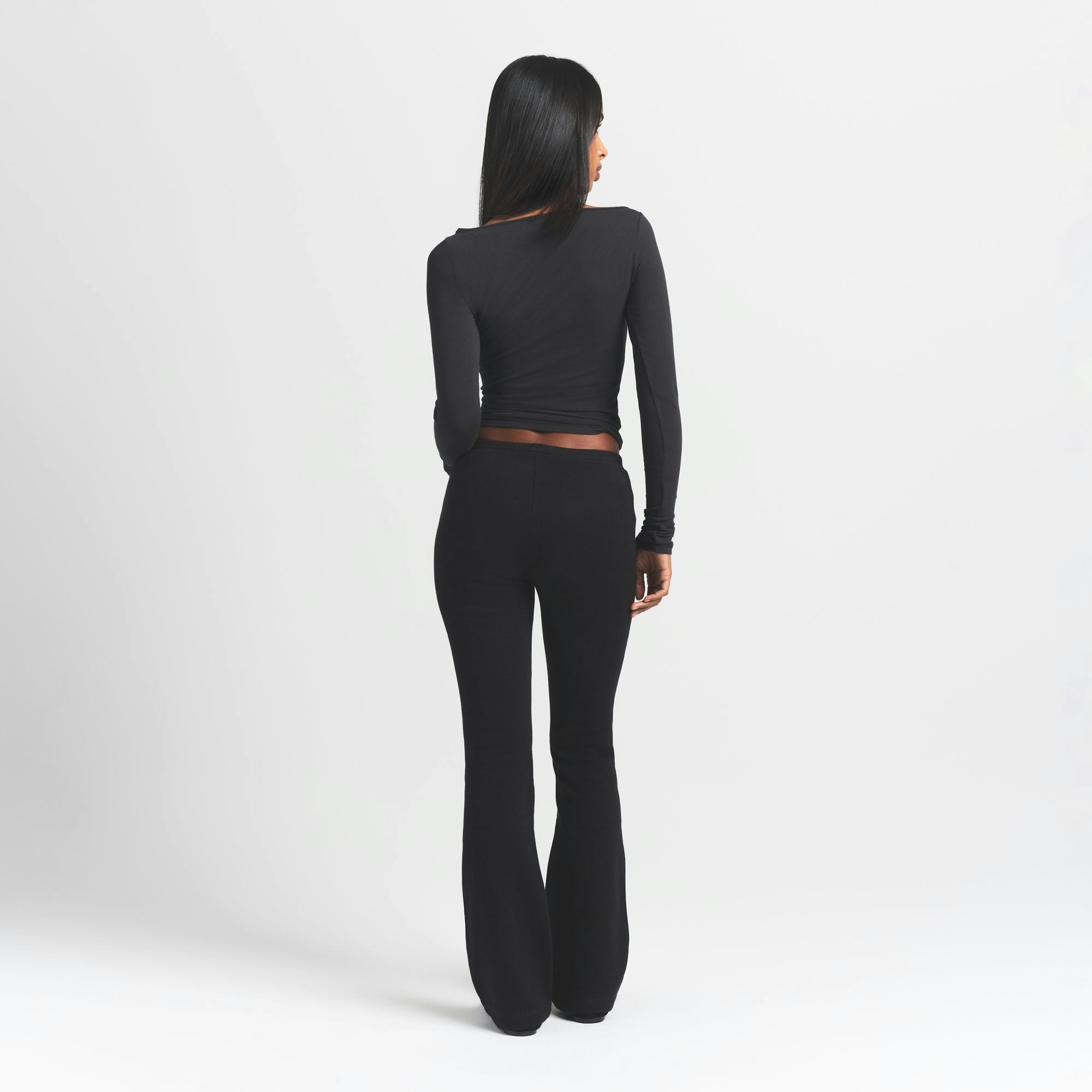 COTTON FLEECE SLIM PANT - ONYX - image 20
